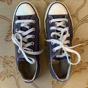 Purple Converse All Star Low Tops
